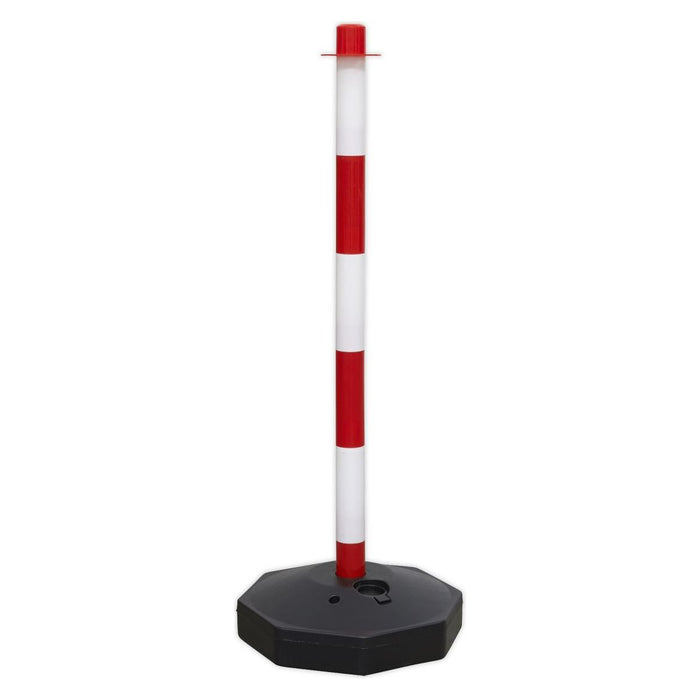 Sealey Red/White Post with Base RWPB01 Sealey - Town Tools 