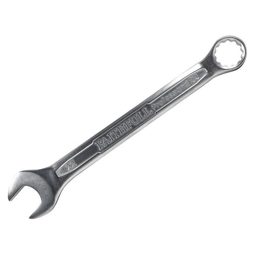 Faithfull Combination Spanner CV Satin Finish 22mm Faithfull - Town Tools