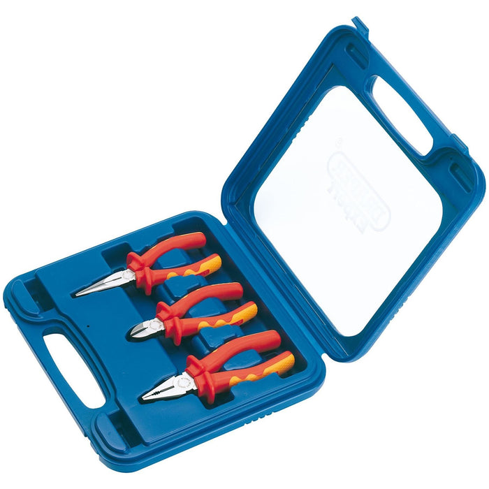 Draper VDE Fully Insulated Plier Set (3 Piece) 69288 Draper - Town Tools 