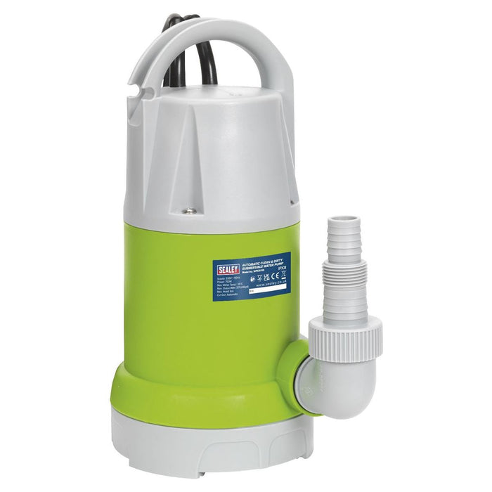 Sealey Submersible Clean & Dirty Water Pump Automatic 217L/min 230V WPCD215 Sealey - Town Tools 