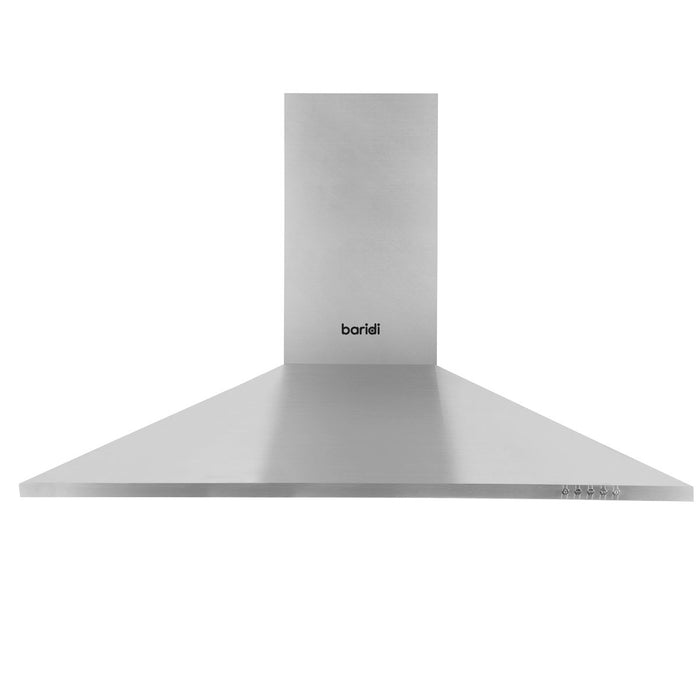 Baridi Cooker Hood with Carbon Filters 90cm - Stainless Steel DH127