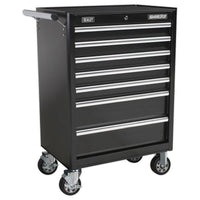 Sealey Rollcab 7 Drawer with Ball-Bearing Slides Black AP33479B