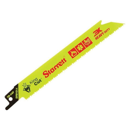 Starrett BR61014-5 Bi-Metal King Cut™ Demolition Blade 152mm 10-14 TPI (Pack 5) Starrett - Town Tools