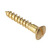 Forgefix Wood Screw Slotted Raised Head ST Solid Brass 1in x 8 Box 200 ForgeFix - Town Tools