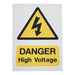 Sealey High Voltage Warning Sign 200 x 300mm HVSA4 Sealey - Town Tools 