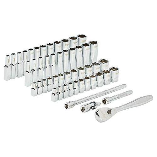 Milwaukee 932464944 1/4in Ratcheting Socket Set Metric & Imperial, 50 Piece Milwaukee - Town Tools