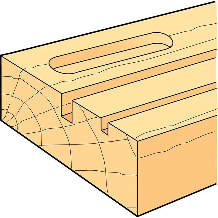 Trend 4/2 x 1/4 TCT Two Flute Cutter 16.0 x 19mm Trend - Town Tools