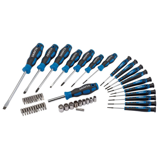 Draper Screwdriver, Socket and Bit Set (49 Piece) 20721 Draper - Town Tools 