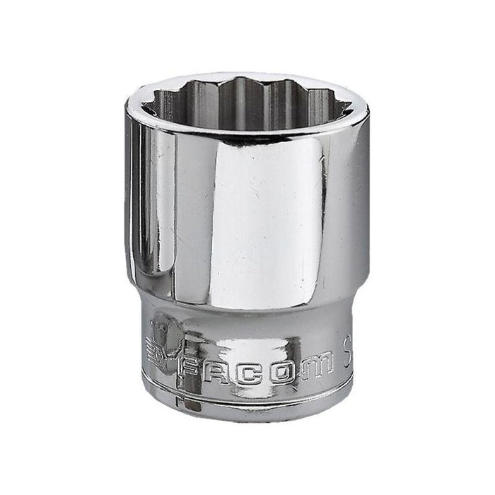 Facom Bi-Hexagon Socket 3/8in Drive 19mm Facom - Town Tools