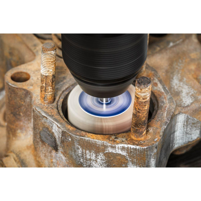 Sealey 40 x 30mm Abrasive Flap Wheel on 6mm Shaft 80Grit - Pack of 5 FW4030805 Sealey - Town Tools 