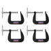 Sealey Junior C-Clamp Set 64mm x 64mm 4pc GCC01 Sealey - Town Tools 