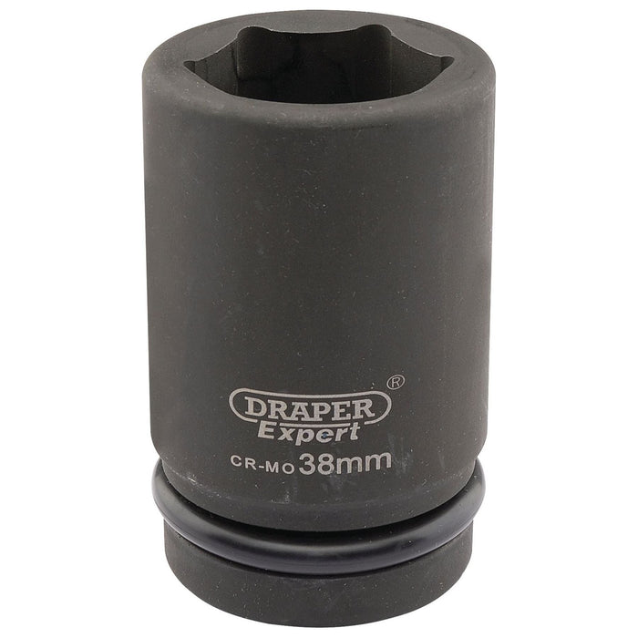 Draper Expert HI-TORQ 6 Point Deep Impact Socket, 1" Sq. Dr., 38mm Draper - Town Tools 