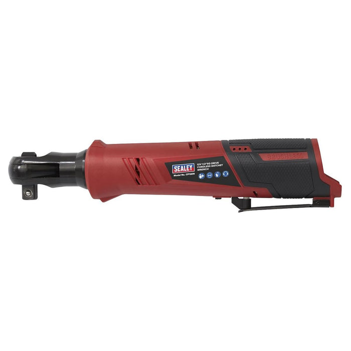 Sealey Cordless Ratchet Wrench 1/2"Sq Drive 12V SV12 Series Body Only CP1209 Sealey - Town Tools 