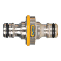 Hozelock 2044 Pro Metal Double Male Connector 12.5mm (1/2in)