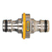 Hozelock 2044 Pro Metal Double Male Connector 12.5mm (1/2in) Hozelock - Town Tools