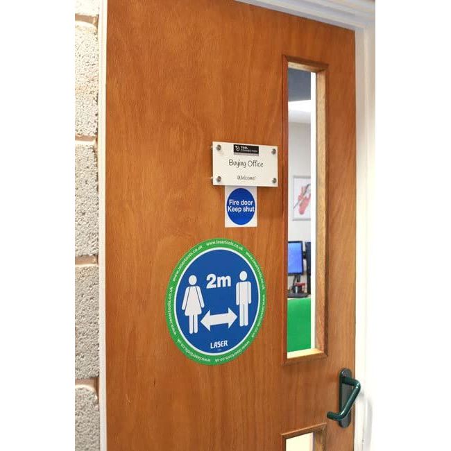 Laser Laser Tools Floor Sticker 2m Distancing 6pc x 2 61701 Laser - Town Tools 