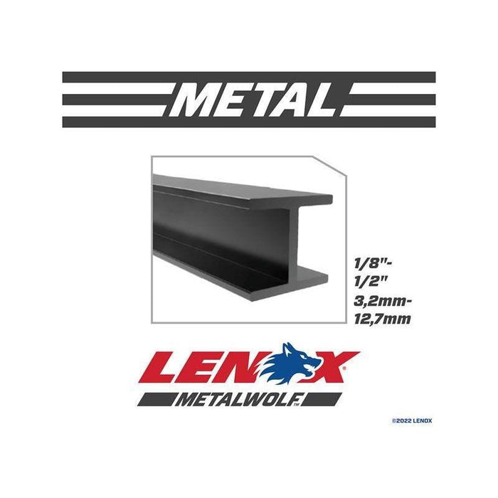 Lenox MultiWolf Wave Edge Reciprocating Saw Blade 152 x 25 x 1.1mm 14 TPI (Pack 5) LENOX - Town Tools