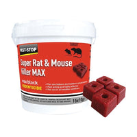 Pest-Stop (Pelsis Group) Super Rat & Mouse Killer MAX Wax Blocks
