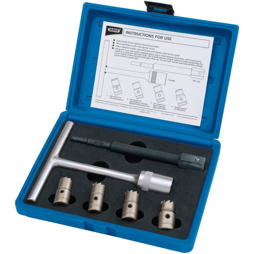 Draper Diesel Injector Seat Cutter Set (6 Piece) 30823 Draper - Town Tools 