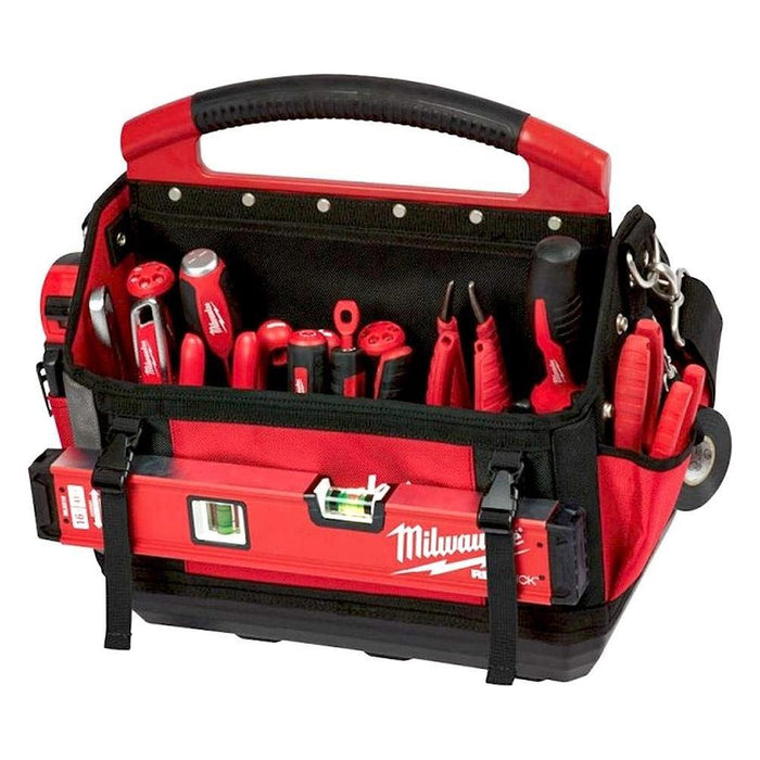 Milwaukee 0 932464084 PACKOUT Tote Tool Bag 25cm, Red Milwaukee - Town Tools