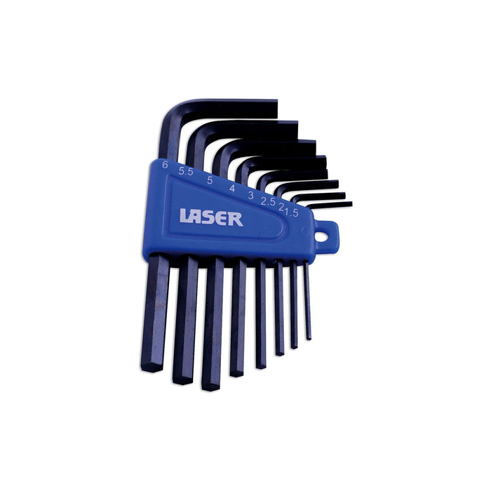 Laser Metric Hex Key Set 8pc 0268 Laser - Town Tools 