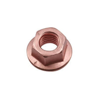 Connect Copper Flashed Nut Flanged & Self Locking M10 x 1.5 x 15mm Hex 5pc 30740