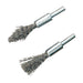 Silverline Steel De-Carb Brush Set 2pk 6mm Shank Silverline - Town Tools 