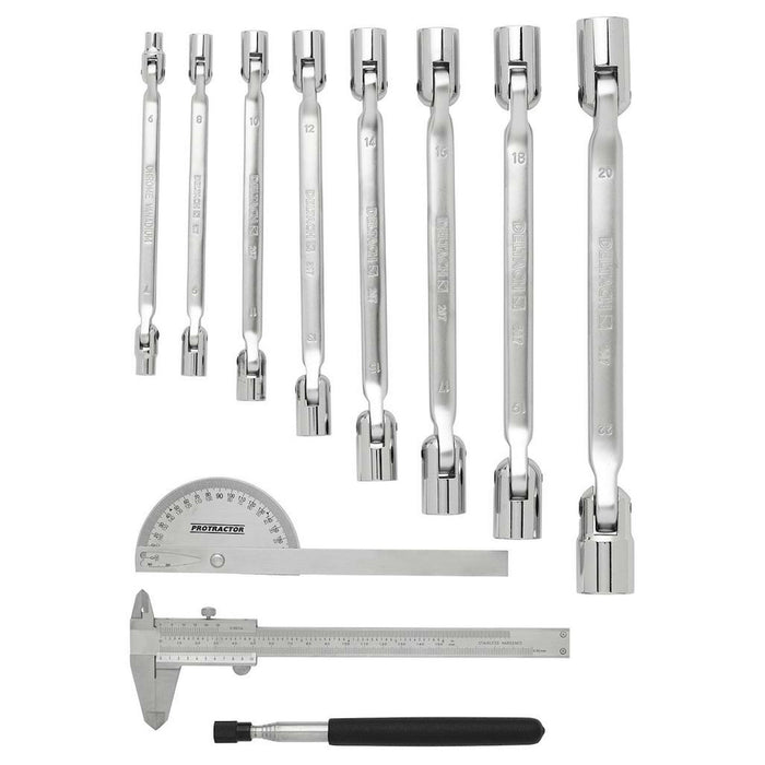 Bunker Knee Wrench, Measuring and Pick-up Set in EVA Foam Inlay (10 Piece)