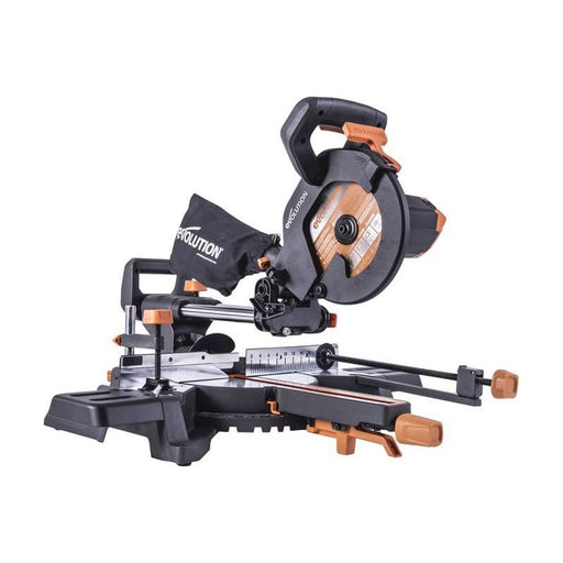 Evolution R210SMS-300+ Pro Multi-Material Sliding Mitre Saw 210mm 1500W 240V Evolution - Town Tools