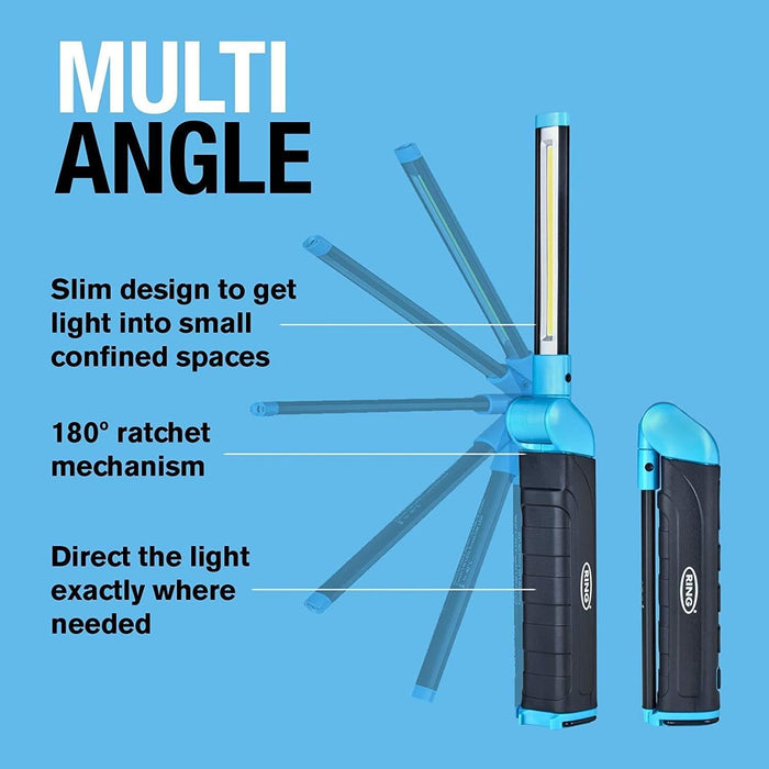 RIL4300 Ring MAGflex LED Inspection Lamp Light Slim Design Rechargeable Cordless Ring Automotive - Town Tools 