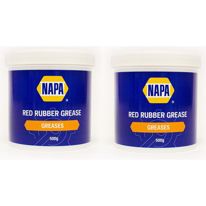 2x NAPA Red Rubber Grease Brake Caliper Pistons & Hydraulic Systems 500g
