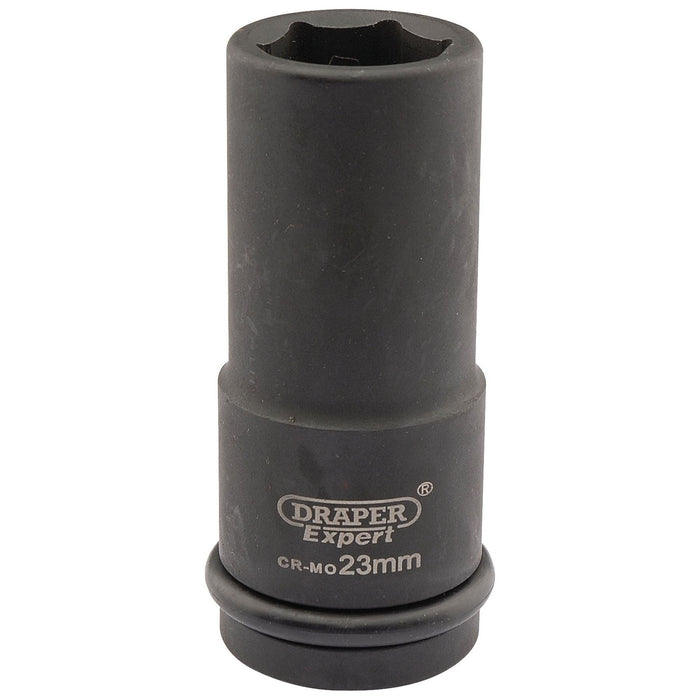 Draper Expert HI-TORQ 6 Point Deep Impact Socket, 3/4" Sq. Dr., 23mm Draper - Town Tools 