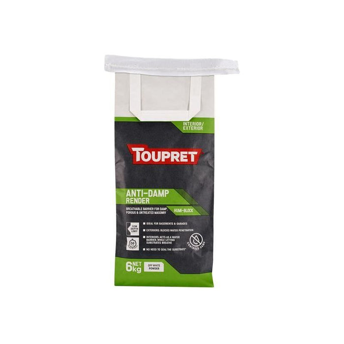 Toupret Anti-damp Render 6kg Toupret - Town Tools