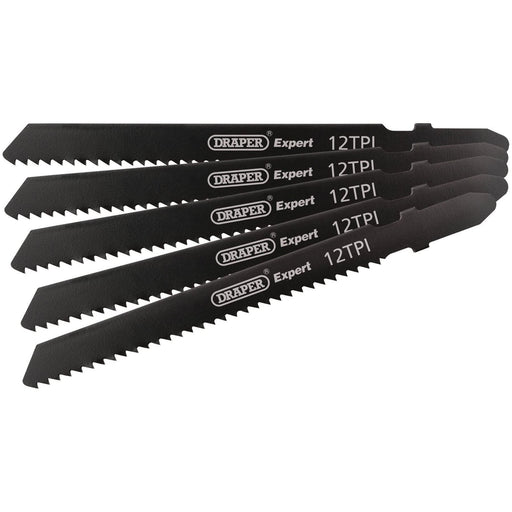 Draper DT119B Jigsaw Blade Set, 92mm (5 Piece) 81722 Draper - Town Tools 