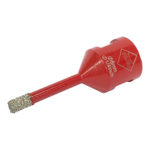 Rubi Tiling Tools Dry Cut Diamond Drill Bit 6mm RUBI TILING TOOLS - Town Tools