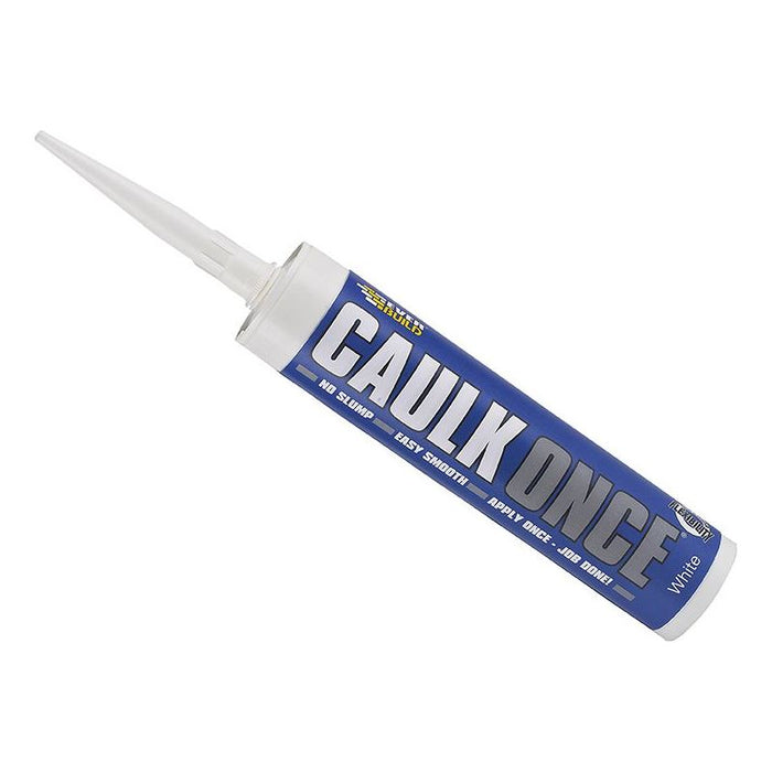 Everbuild Sika Caulk Once White 380ml Everbuild Sika - Town Tools