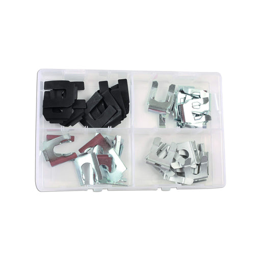 Connect Assorted Brake Hose Clips 35 - 40mm 40pc 34155 Tool Connection - Town Tools 