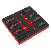 Sealey Premier Premier GripMAX Stubby Screwdriver Set 17pc AK4371