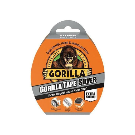 Gorilla Glue Gorilla Tape® 48mm x 11m Silver Gorilla Glue - Town Tools