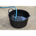 Sealey Heavy-Duty Flexi Tub 30L Black SFT30 Sealey - Town Tools 