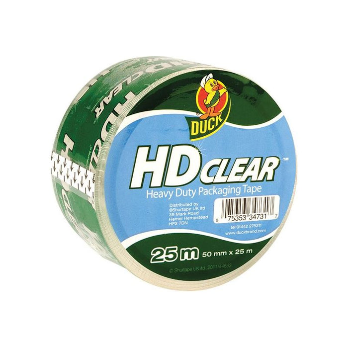 Shurtape Duck Tape® Packaging Heavy-Duty 50mm x 25m Clear Shurtape - Town Tools