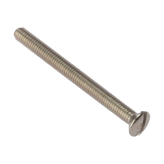 Forgefix Socket Screw Slotted Raised Head Nickel Plated 3.5 x 75mm Bag 100 ForgeFix - Town Tools