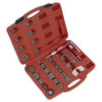 Sealey Air Operated Brake Piston Wind-Back Tool Kit 29pc VS0286