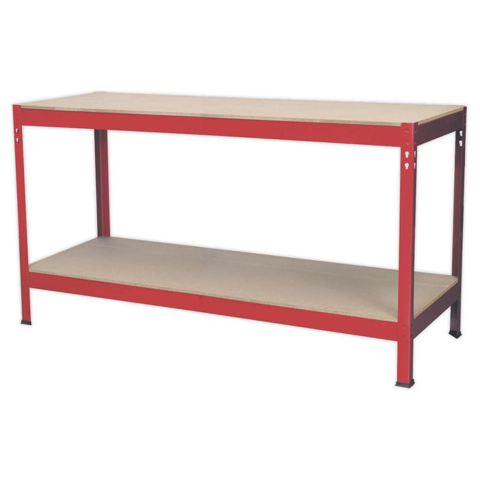 Sealey Workbench 1.53m Steel Wooden Top AP1535 Sealey - Town Tools 