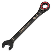 Draper Expert HI-TORQ  Metric Reversible Ratchet Combination Spanner, 14mm, Black