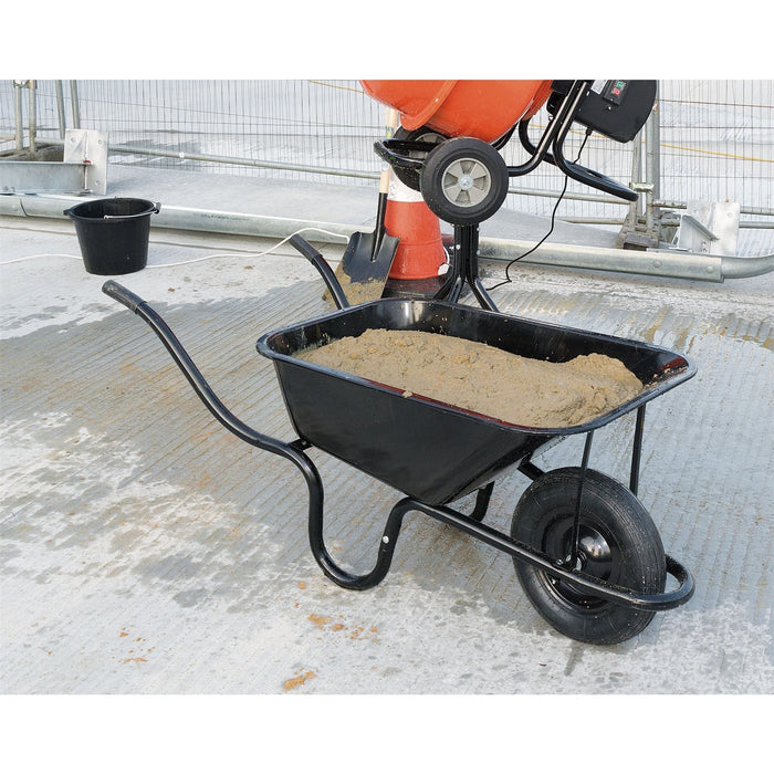 Draper Metal Tray Contractors Wheelbarrow, 85L 82755 Draper - Town Tools 