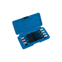 Laser Long Tamperproof Ball End Star Socket Bit Set 1/4"D 7pc 5661