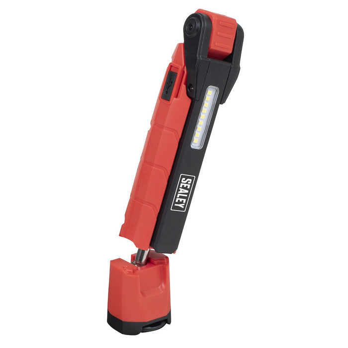 Sealey Rechargeable 360 Inspection Light 10W & 2 x 4W SMD LED - Red LED3605R Sealey - Town Tools 