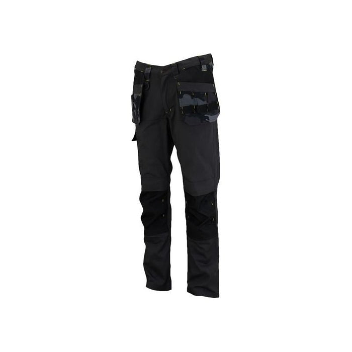 Stanley® Clothing Dixon Slim Fit Trousers Black Camouflage Waist 34in Leg R STANLEY® Clothing - Town Tools