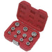 Sealey Bolt Extractor Socket Set 11pc 3/8"Sq Drive Metric AK7281 Sealey - Town Tools 